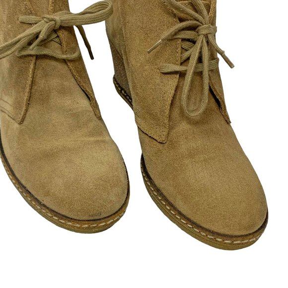 J Crew MacAlister 28671 Tan Italian Suede Lace Up Chukka Boot - Picture 4 of 9